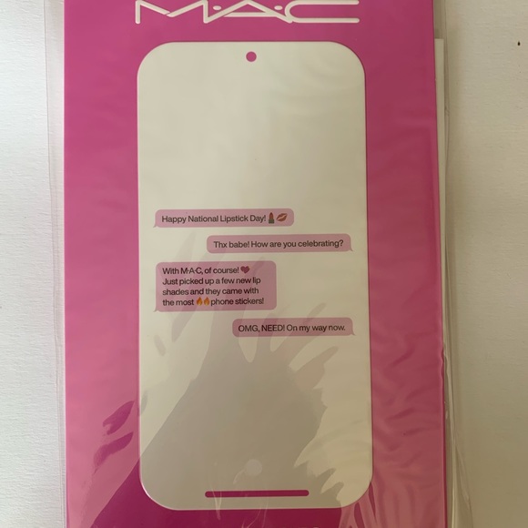 2/$20 Mac Cosmetics MacLOVESLips Phone Stickers. 10 Pack - Picture 5 of 10